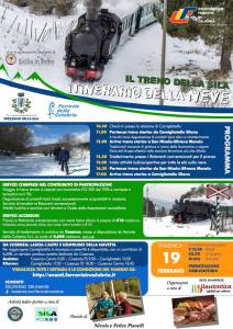 Treno della Sila itinerario della neve 19 Febbraio 2017